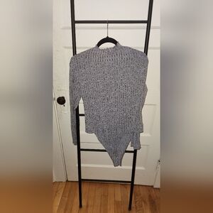 Gray turtleneck bodysuit